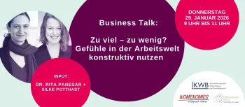 Visual mit den Daten der Veranstaltung