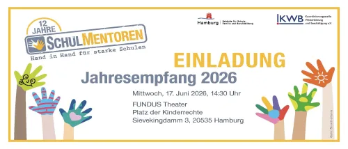 Einladung zum Schulmentoren-Jahresempfang 2026
