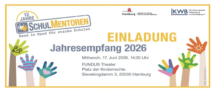 Einladung zum Schulmentoren-Jahresempfang 2026