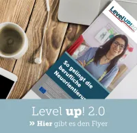Über Klicken zum Flyer von Level Up 2.0